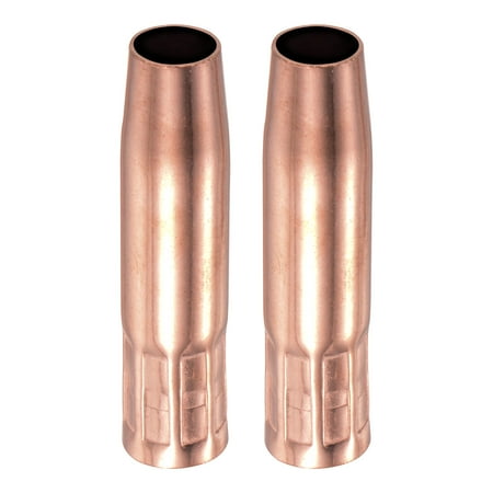 

Uxcell Gas Nozzle 1/2 for 200 Amp Melt Inert-Gas (MIG) Welder Welding Torch 1.25mm Wall Thickness 2 Pack