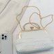 thumbnail image 5 of Bolso De Noche Bolso de noche para mujer Elegante cadena de metal Bolsos de hombro para dama Bolso de mensajero (Blanco) Ndcxsfigh Para Estrenar, 5 of 8