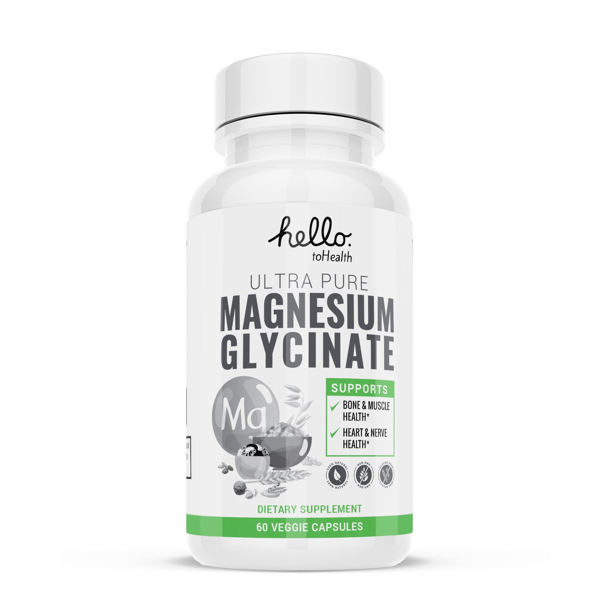 Complete Magnesium Glycinate (400mg) Stress Relief and Sleep