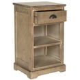 thumbnail image 2 of SAFAVIEH Griffin Solid Casual One Drawer Side Table, Washed Natural Pine, 2 of 5