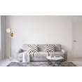 thumbnail image 2 of Eclipse 2 Lights Brass Floor Lamp With Frosted White Glass, 2 of 5