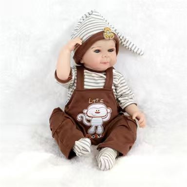 Dayoff Kids Lifelike Reborn Baby Dolls - 18 Inch Realistic Baby Doll (No Accessories) For Kids Age 3+
