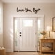thumbnail image 4 of Letrero de madera con texto «Love You Bye» para decoración del hogar, 4 of 9