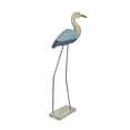 thumbnail image 3 of Chesapeake Bay Estatua de pájaro de garza azul de madera tallada a mano de 29 pulgadas, decoración costera para el hogar, arte de escultura Chesapeake Bay 66790, 3 of 4