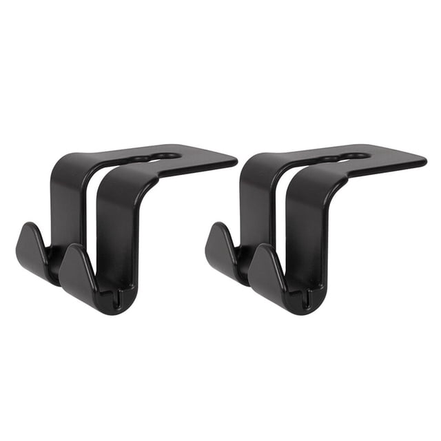 2 Pcs Car Seat Back Hooks Vehicle Headrest Hangers Auto Universal Seat Hooks
