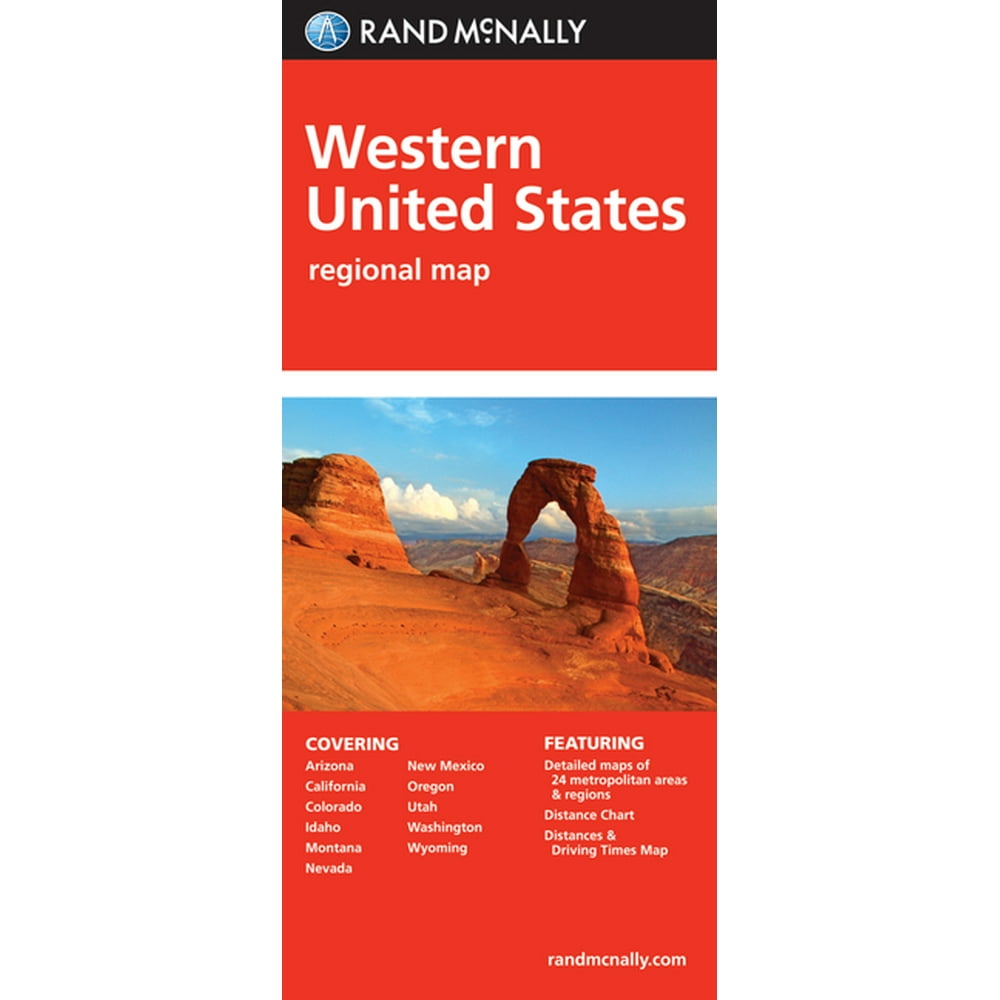 Rand mcnally western united states regional map: 9780528882111