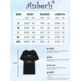 thumbnail image 4 of Anbech Sunflower T-Shirt for Women Graphic Butterfly Printed Short Sleeve Tee Tops with Crew Neck, 4 of 4