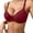 Red, variant on ibiyuan Wireless Seamless Jelly Bra for Women Deep V Push Up Bras for Womens Underwire Wireless Back Support Lift Bralette