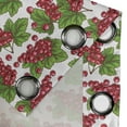 thumbnail image 4 of Ambesonne Nature Grommet Curtain, Grape Fruit Harvest, 50" x 108", Fern Green Ruby, 4 of 6