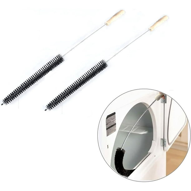 Paquete de 2 cepillos para radiador, cepillo de limpieza para radiador de 70 cm de largo, cepillo para pelusa, cepillo para ropa Flexible, cepillo para tuberías, herramienta de limpieza de conductos