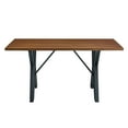thumbnail image 6 of Indoor Dining Table With Metal Legs, Walnut, 6 of 9