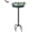 Green, variant on Bird Baths for Outdoors Heavy Duty, 35.5in Detachable Birdbaths for The Garden Clearance, Bird Bath Bowl Spa & Birdfeeder with Metal Stake Stand for Outdoors Garden, 4 Spiky Feet (C)