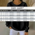 thumbnail image 2 of White Women's Freedom American Falg Print Round Neck Sweatshirt A True Patriot Shirt Long Sleeve, 2 of 4