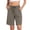 #2027:1 Pack, Iron Gray, variant on Women's Casual Comfy 9" Bermuda Shorts Yoga Walking Running Drawstring Shorts with Pockets
