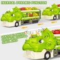 thumbnail image 6 of Toddler Car Toys for 2 3 4 5 Year Old Boys, Foldable Ejection Race Track Dinosaur Toy Cars for Toddlers 2-4 3-5 Toy Trucks w/Sound, Toys for 3-5 Year Old Boys, 6 of 8