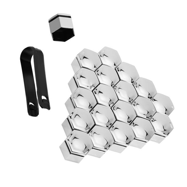 Kenally 20 piezas tapas de tuerca de rueda de coche cubierta de tornillo de cubo automático diseño de rosca llantas de perno a prueba de polvo Vehículos, repuestos y accesorios Mis 21 mm Astilla