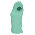 thumbnail image 3 of SOLS - Camiseta de manga corta modelo Moon con cuello en forma de V para mujer (Menta), 3 of 3