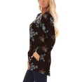 thumbnail image 2 of Womens 2023 Fall Long Sleeve T-Shirts Casual Tunic Tops for Leggings Loose Soft Blouses with Pocket, 2 of 7