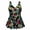 Wine, variant on Womens Tankini Tops Large Size Printed Cherry Conservative Belly Cover Summer Clothes for Women,Red,S