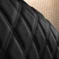 thumbnail image 3 of FH Group Universal Fit Faux Leather Car Seat Protectors Non-Slip Backing Rear Set - Black, 3 of 4