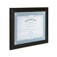 thumbnail image 3 of DesignOvation Kieva Solid Wood Document Frames, Distressed Black 8.5x11, Pack of 6, 3 of 7