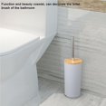 thumbnail image 3 of Inteprter Juego de baño 6 piezas Juego de accesorios de baño de bambú Elegantes accesorios de baño ecológicos Dispensador de jabón, Juegos de accesorios de baño No.1, 3 of 6