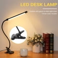 thumbnail image 3 of 8W LED Clip on Lamp, Desk Light with 3 Modes 2M Cable Dimmer 10 Levels Clamp Table Lights, 3 of 8