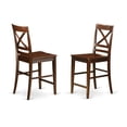 thumbnail image 2 of DUQU5H-MAH-W 5 Pc counter height pub set - Small Kitchen Table and 4 counter height Chairs., 2 of 2