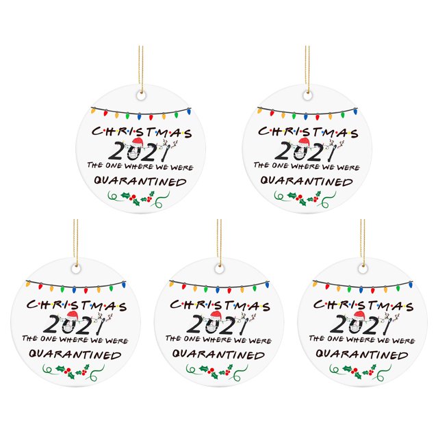 Hot6sl Ofertas Del Día Adornos Colgantes con Formas Personalizadas para La Decoración Navideña.