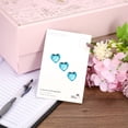 thumbnail image 5 of Uxcell 512 Pcs Heart Rhinestone 6mm Self Adhesive Gems Stickers Jewelry Stickers for Arts & Crafts, DIY Blue, 5 of 6