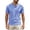 Sky Blue, variant on biudgviw Men's Henley Short Sleeve Shirt Casual Stylish Summer Tee Tops Comfy Textured Button T-Shirt for Everyday Wear