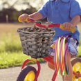 thumbnail image 6 of Baoblaze Bike Basket with 2 Straps Carrier Basket for Sports Cycling Shopping Dark Brown, 6 of 8