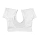 thumbnail image 1 of 1 unid Chaleco de ropa interior de protección contra el sudor Underarm Almohadillas de sudor Corto Transpirable Cómodo para mujeres Niñas Damas (Tamaño M Blanco), 1 of 7