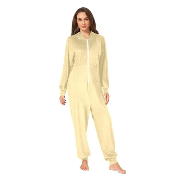 Minimalist Bird Adult onesie Pajamas, Crystal Velvet Ultra Soft Warm Jumpsuit for Men and Women