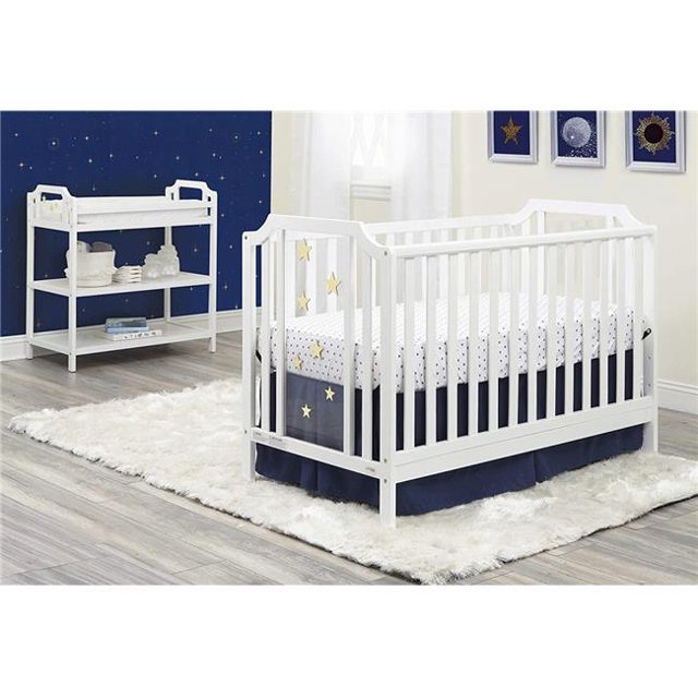Suite Bebe 25300-WH Celeste Acrylic Island Crib, White