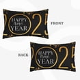 thumbnail image 2 of Uemuo 2025 New Year New Print Throw Pillow Case – Cozy & Soft Cushion Cover, Hypoallergenic Pillow Case for Sleeping, Perfect for Women with Envelope Closure-14"x20", 2 of 6