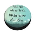 thumbnail image 2 of Kdxio Spare Tire Cover for RV Trailer, Waterproof Wheel Cover,Camper Spare Tire Cover Fit for Rv SUV Truck Travel Trailer 17 inch-Not All Those Who Wander Are Lost1, 2 of 8