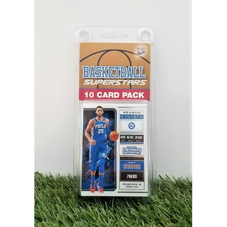 Ben Simmons- (10) Card Pack NBA Basketball Superstar Ben Simmons Starter Kit all Different cards. Comes in Custom Souvenir Case! Perfect for the Ultimate Simmons Fan! by 3bros
