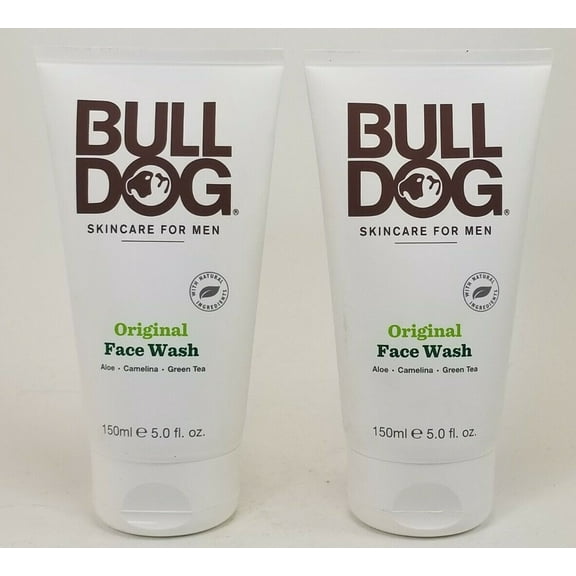 Bulldog Skincare for Men Original Face Wash 5 fl. oz (2 PACK) New