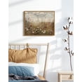 thumbnail image 2 of Drsoum Vintage Meadow Wildflower Field Wall Prints Classic Retro Farmhouse Landscape Wall Art Rustic Decorations for Living Room Bedroom 8x10in Natural Framed, 2 of 5