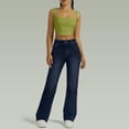 thumbnail image 2 of HKYNLAG Women Baggy Wide Leg Jeans High Waist Boyfriend Jeans Straight Leg Loose Trousers Y2k Streetwear Pants for Women Dark Blue XL, 2 of 6