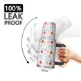 thumbnail image 3 of 40oz Pioneer Flower Floral Print Pattern Insulated Tumbler with Handle, BPA-Free Leak Proof Lid and Straws, Double Wall Vacuum, Hot 12h/Cold 34h, 3 of 6