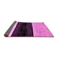 thumbnail image 2 of Ahgly Company Indoor Square Abstract Purple Modern Area Rugs, 7' Square, 2 of 4