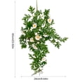 thumbnail image 6 of Fake Vines Artificial Hanging Daisies Garland, Realistic Faux Silkly Flowers Greenery with Flexible Stems, Fade Resistant for Indoor Outdoor Home Garden Balcony Porch Wall Decor, 6 of 6