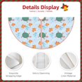thumbnail image 3 of Bingfone Christmas Tree Skirt Mat Christmas Decoration Interior 48" -Turtles And Goldfish, 3 of 6