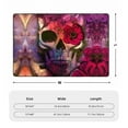 thumbnail image 4 of XMXT Non-Slip Area Rug, Colorful Skeleton Print Polyester Rugs for Living Room, 36 x 24 inches Multicolor, 4 of 9