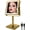 Antique Brass, variant on Vanity Mirror with Lights, Height & Brightness Adjustable, Rechargeable 4000mAh Lighted Makeup Mirror with Magnification 1X/10X, 3 Color Lights & 360° Rotation (Matte Black-Table)
