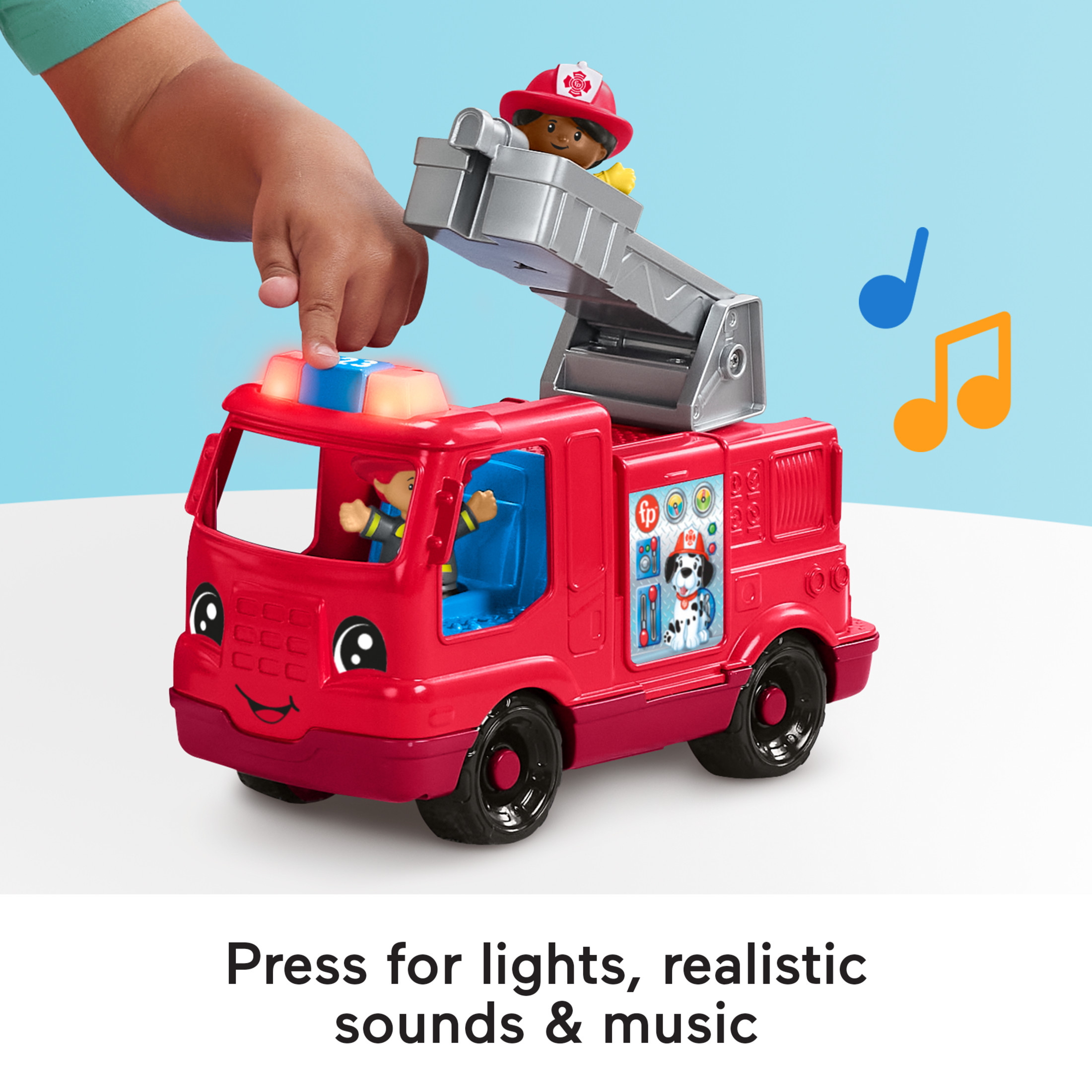 Fisher-Price Little People Fire Truck with Lights & Sounds photo 3
