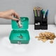 thumbnail image 5 of Fiudx Caja de Dinero de Metal, Organizador Compacto, Alcancía Portátil con Llave, Herramienta de Gestión de Dinero, Caja Fuerte para Juguetes para Niños, Uso Doméstico y de Viaje, Diseño Duradero, In, 5 of 5