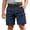 Z74 Navy, variant on Landzoo Boys Shorts Solid Color Elastic Waist With Pockets Summer Cozy Soft Boys Cargo Shorts Size 5-6 Years Army Green